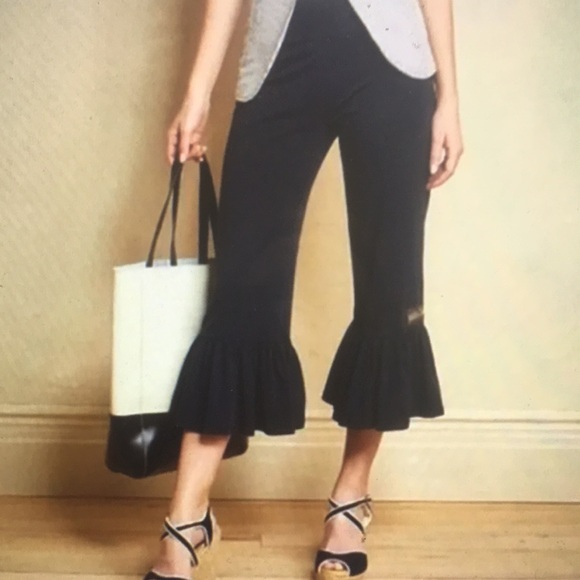 Matilda Jane Sophia Big Ruffle Navy Pants size Small - Picture 4 of 7